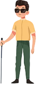 Image of a different-abled man